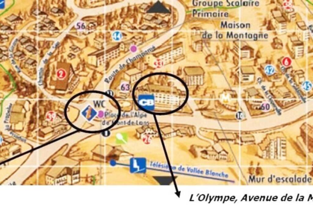 Studio 4 Personnes Vue Piste Les Deux Alpes Eksteriør billede